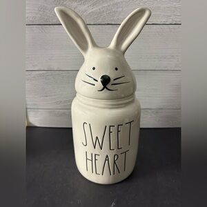 Rae Dunn Sweet Heart Bunny Canister